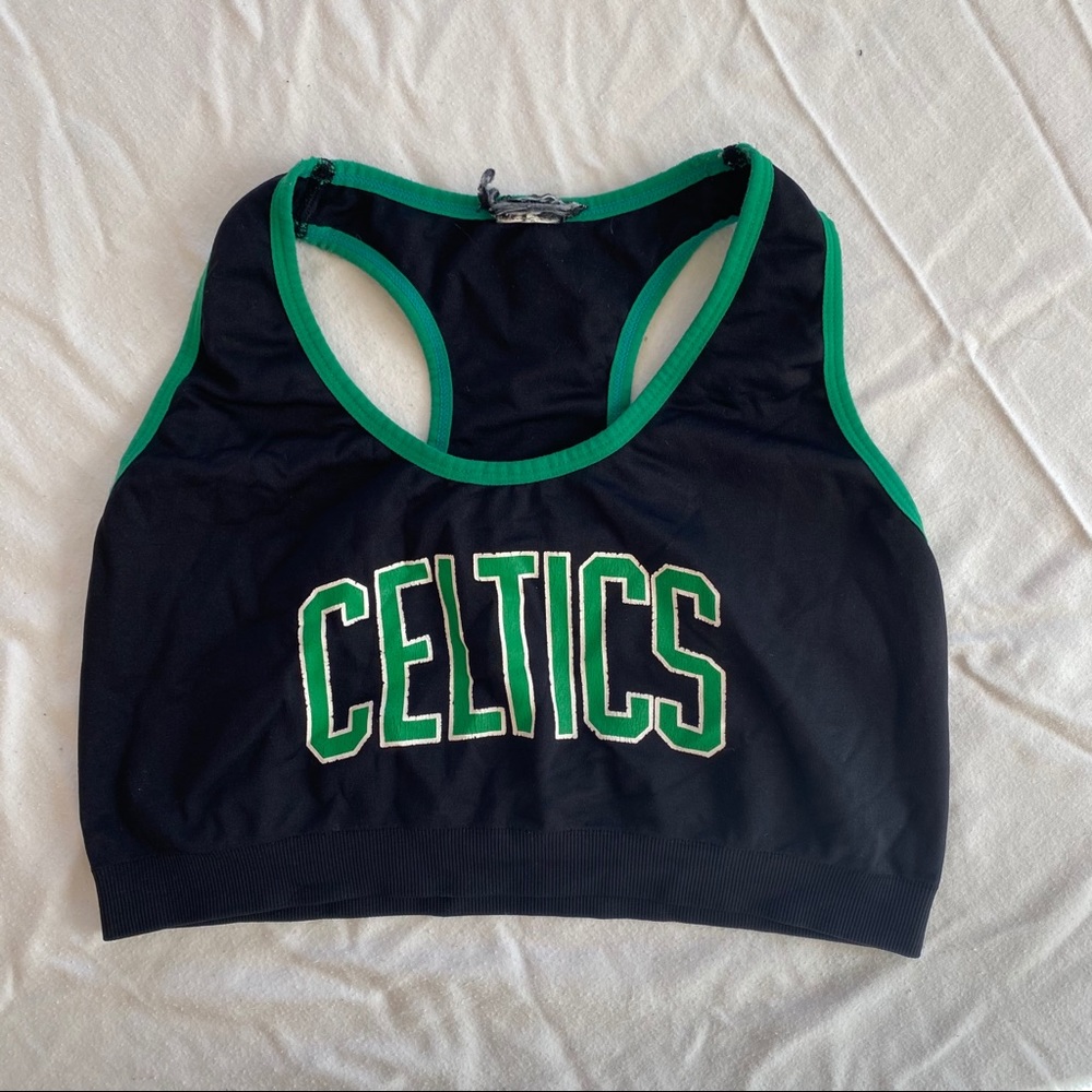 Celtics sports bra